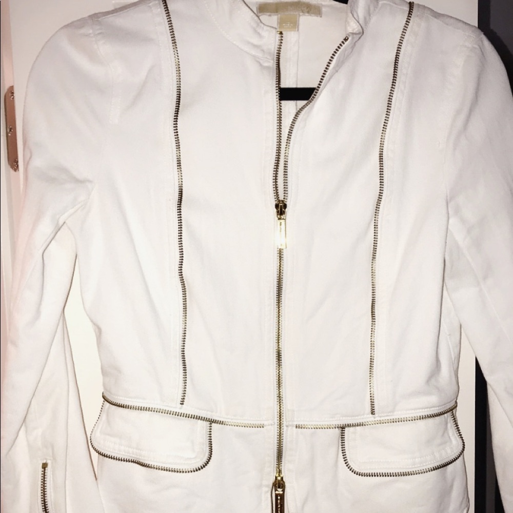 Michael Kors White Denim Jacket